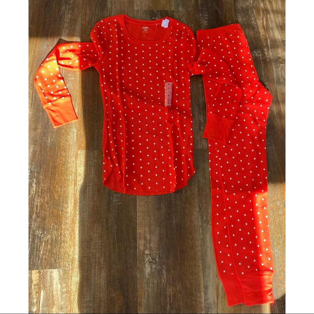 Red Polka Dot Old Navy Matching Pj’s